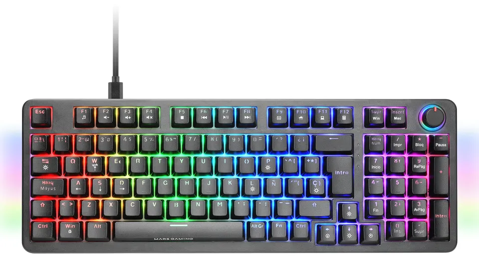 Mars Gaming MKPROBES Teclado USB QWERTY Español Negro