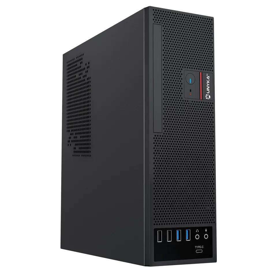 UNYKAch UK3006 Caja Slim 8L SFF MicroATX Black 150W Flex