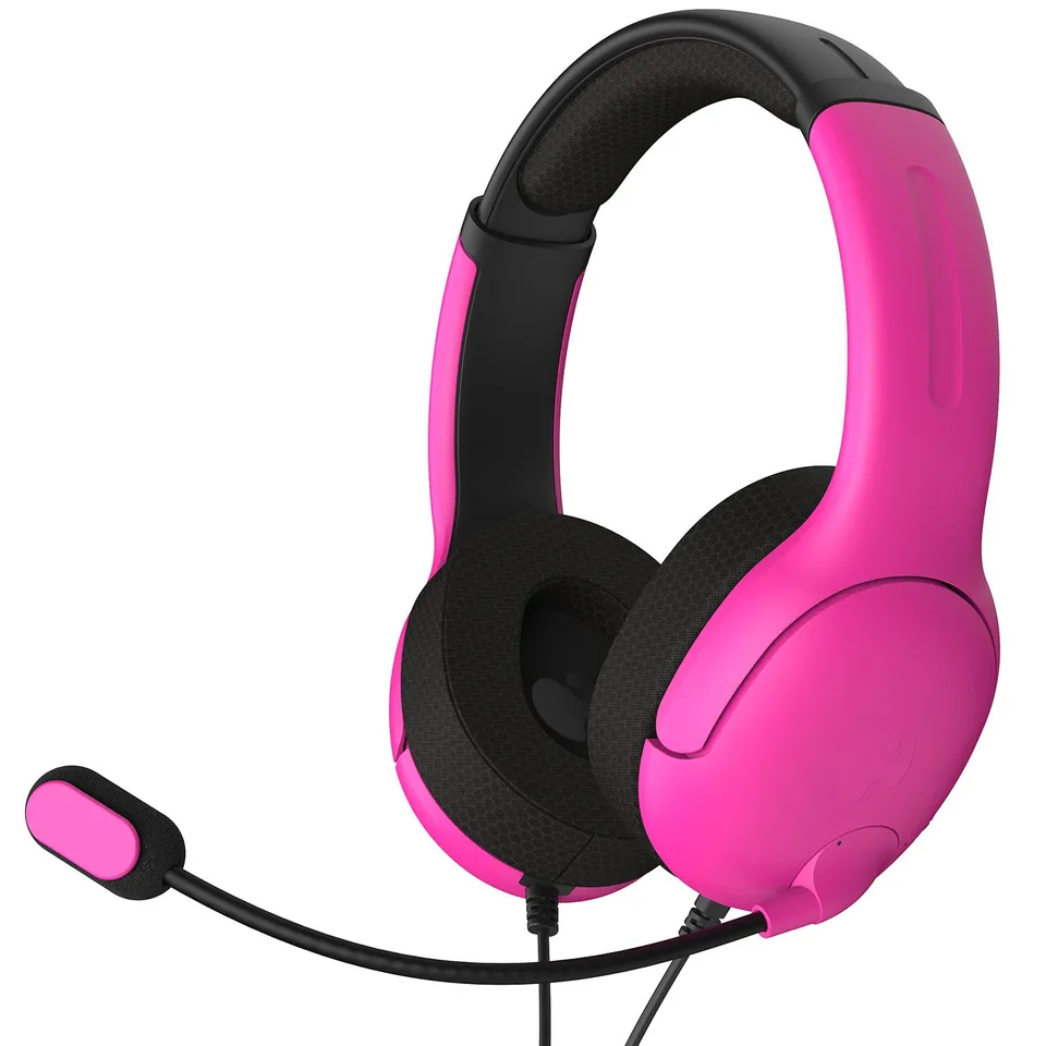 PDP Nebula Auriculares diadema alámbrico negro rosa