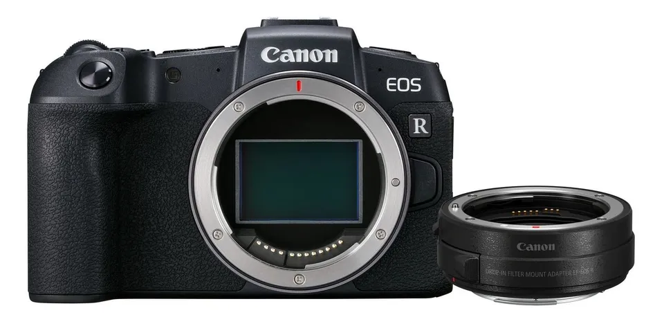 Canon EOS RP Cuerpo + EF-EOS R Adapter, 26.2MP, Negro