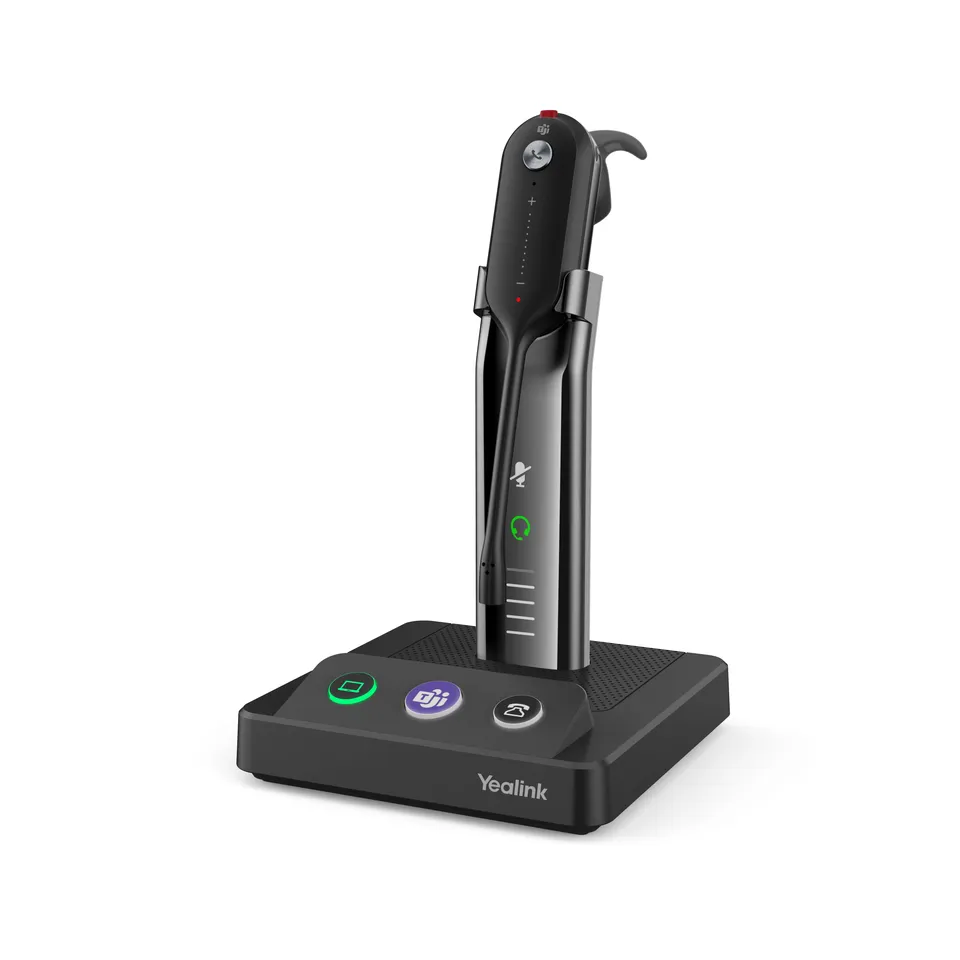 Yealink WH63 Auriculares Inalámbricos Diadema/Centro de llamadas MicroUSB Base Carga Negro