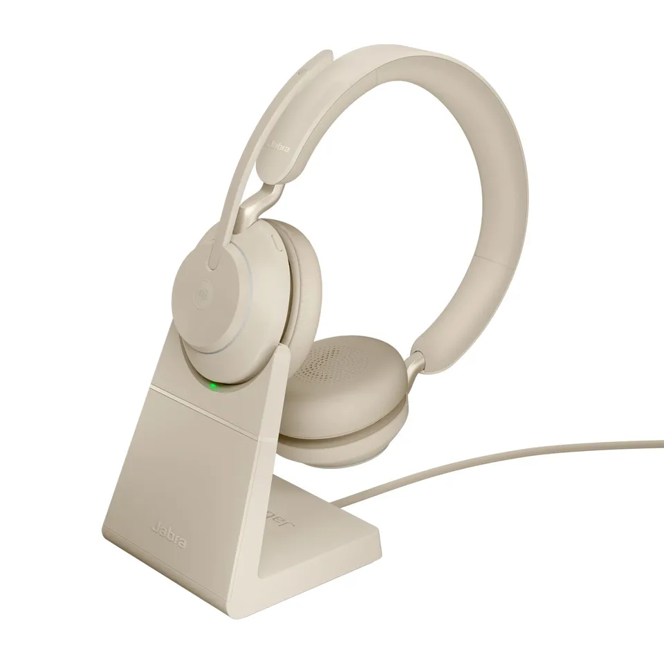 Jabra 26599-999-888 Wireless USB-C Bluetooth Headset Beige