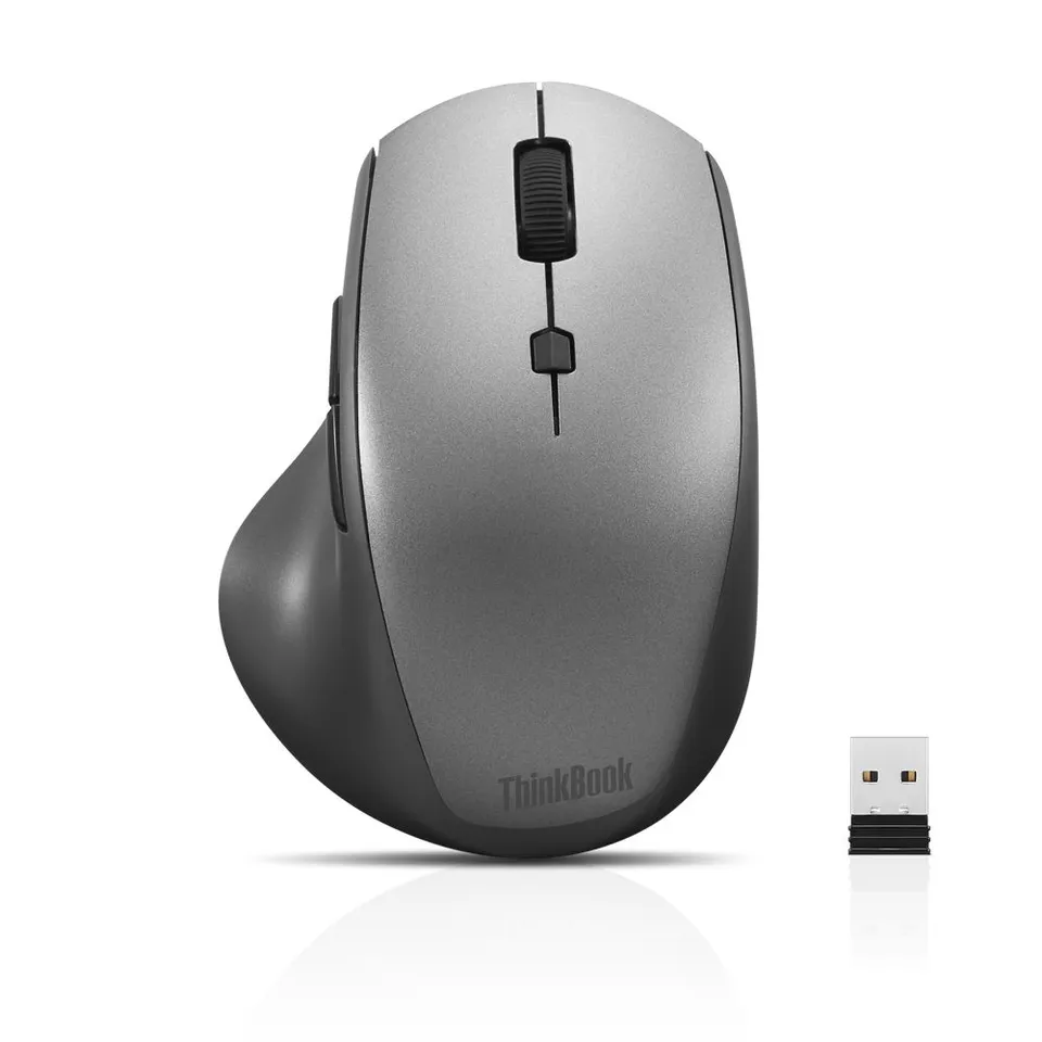 Lenovo 4Y50V81591 ratón óptico inalámbrico 2400 DPI derecho