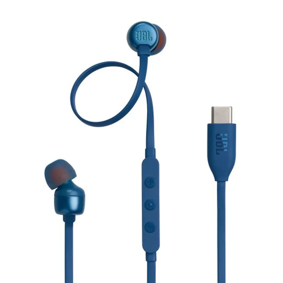 JBL Tune 310C Auriculares Alámbricos USB Tipo C Azul