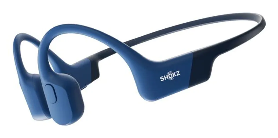 Shokz OpenRun Auriculares Inalámbricos Banda para cuello Bluetooth Azul
