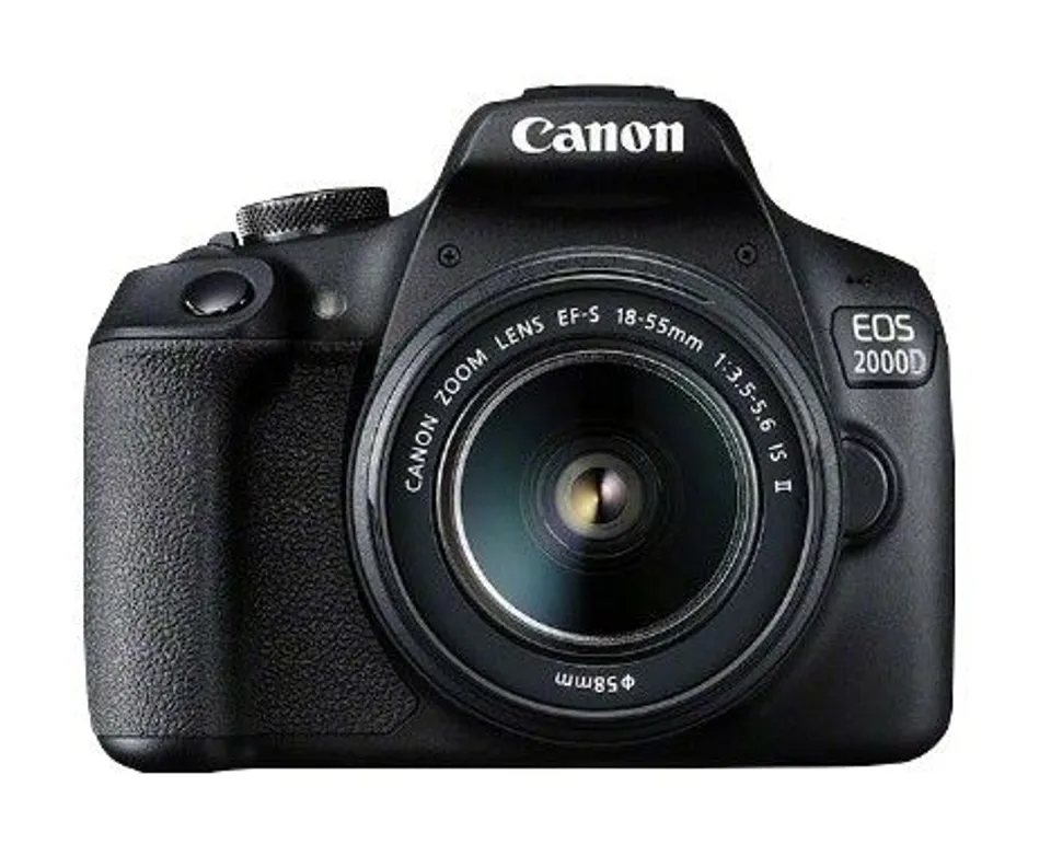 Canon EOS 2000D Kit 18-55mm IS II 24.1MP Negro