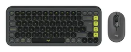 Logitech 920-013118 Combo Bluetooth QWERTY ES Grafito/Verde