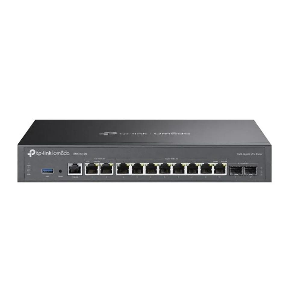 TP-Link Omada ER7412-M2 Router 2.5G Ethernet Negro