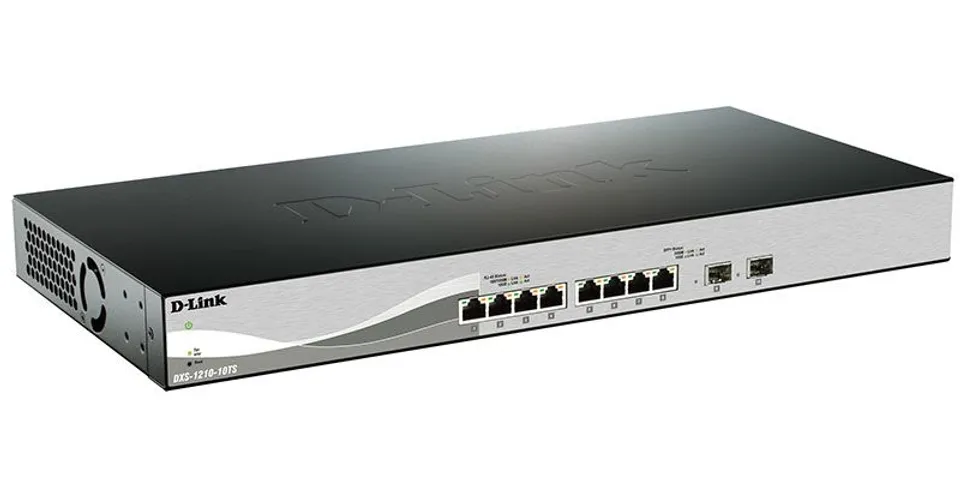 D-Link DXS-1210-10TS Switch Gestionado L2/L3 10G 1U Negro Plata