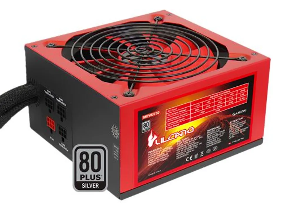 Mars Gaming MPVU750 Fuente ATX 750W 20+4-pin Negro/Rojo