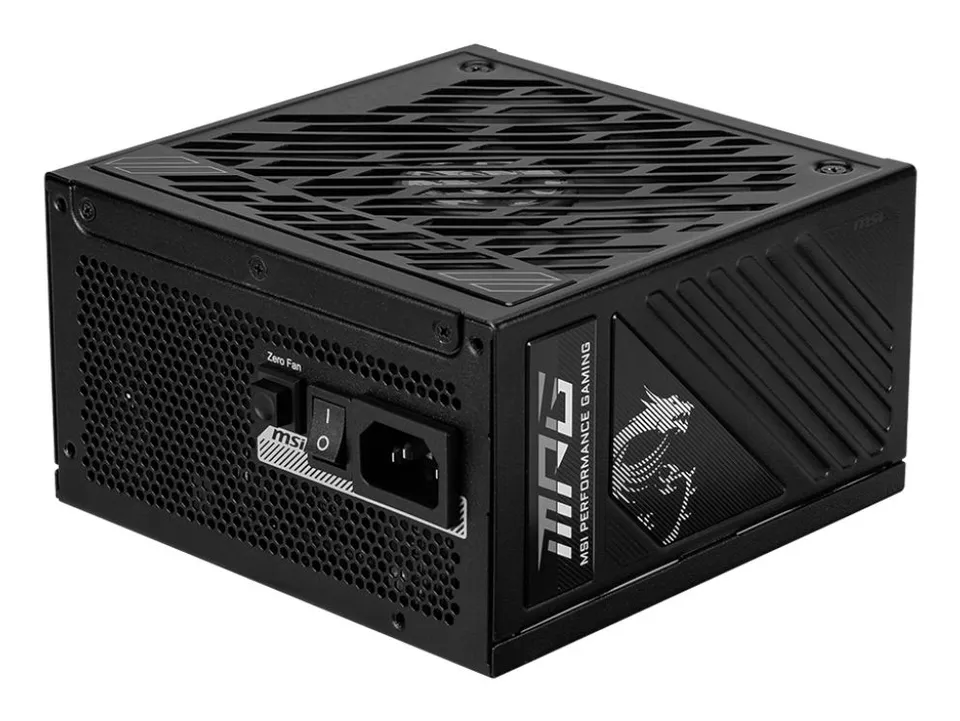 MSI MPG A850GS PCIE5 fuente 850W 24-pin ATX Negro