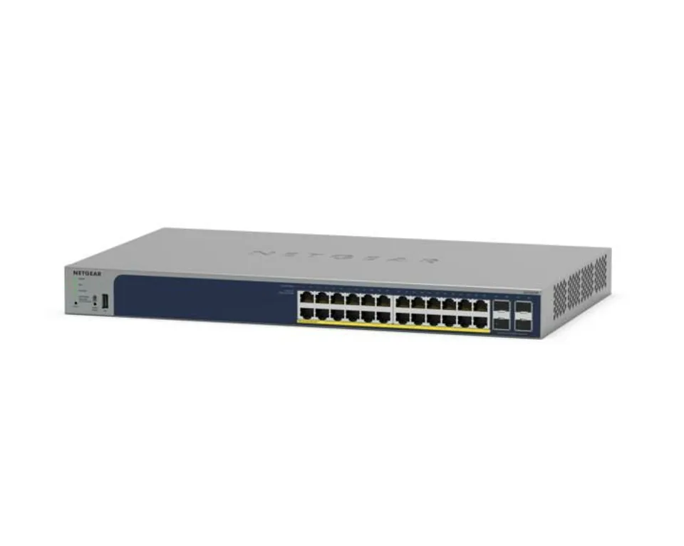 NETGEAR GS728TPP Switch gestionado Gigabit Ethernet PoE Gris
