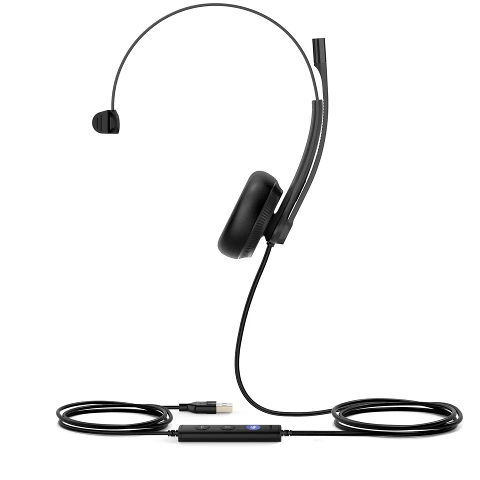 Yealink UH34 Mono Teams Auricular USB-A Negro