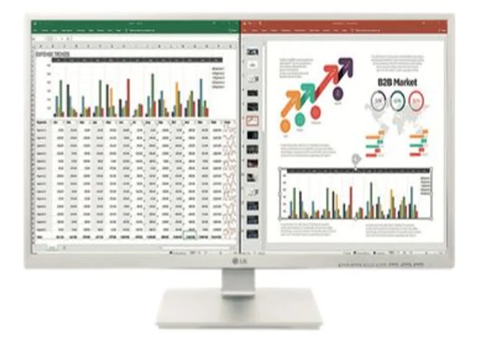 LG 27BK55YP-W Monitor PC 27" Full HD LED Negro 1920x1080