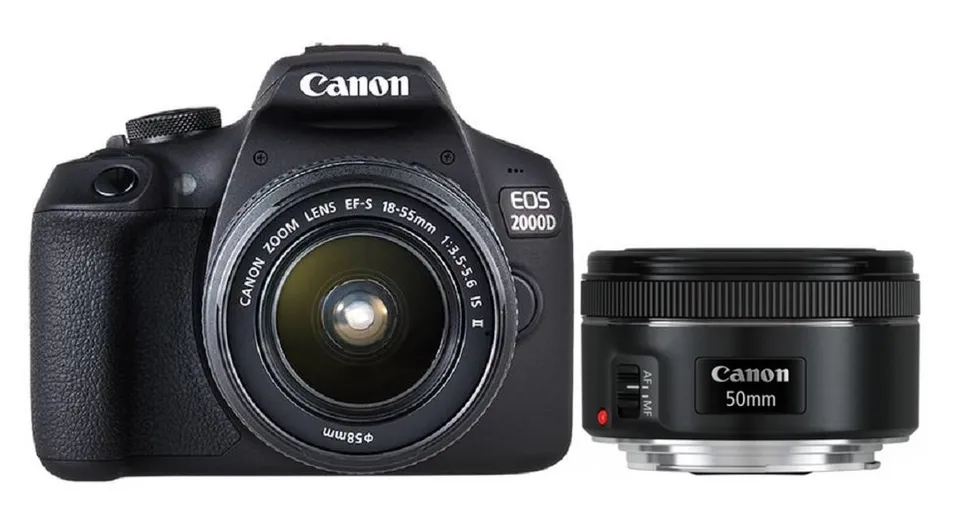 Canon EOS 2000D Kit 24,1MP+EF-S18-55mm IS II+EF50mm f/1.2
