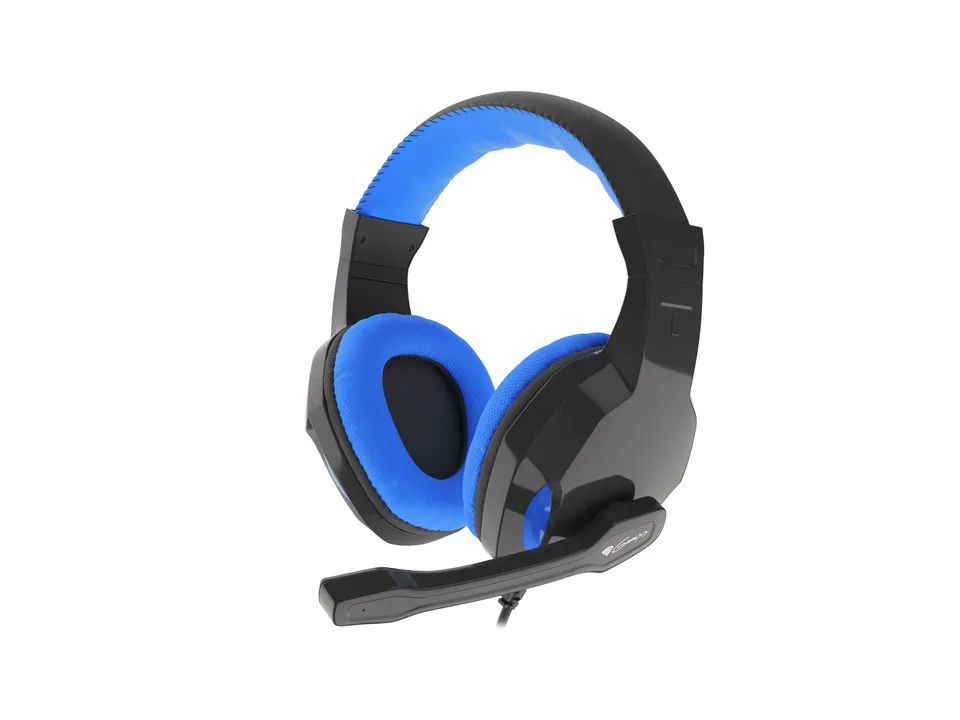 GENESIS ARGON 100 Auriculares de Juego Alámbricos Negro/Azul