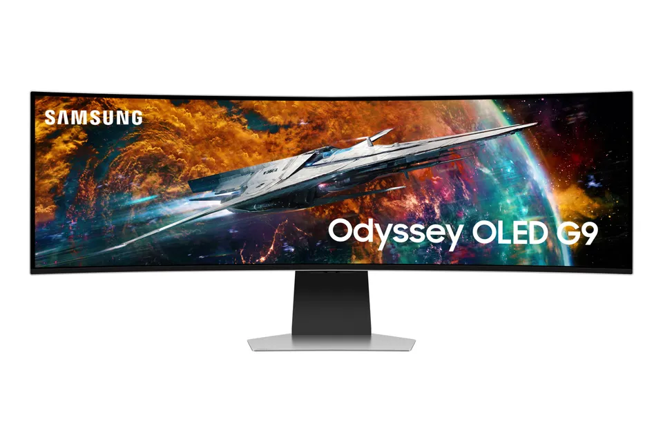 Samsung G95SC 49" Dual QHD 5120x1440 OLED Monitor Plata