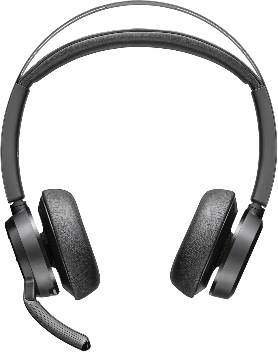 Poly Voyager Focus 2 Auriculares USB-C con Adaptador USB-C/A