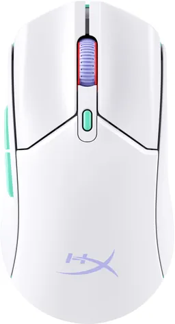 HyperX Pulsefire Haste 2 Core Inalámbrico Ratón Gaming Blanco Verde Púrpura