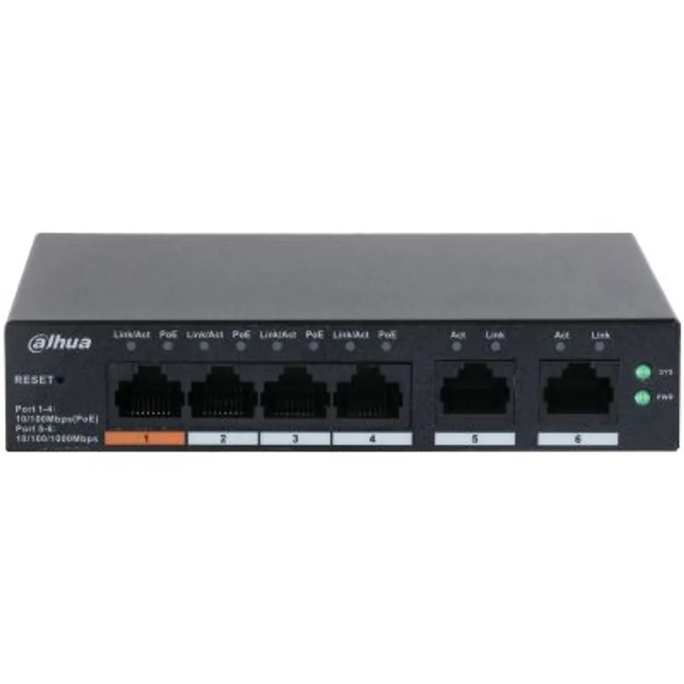 Dahua Technology DH-CS4226-24ET-375 Switch gestionado Gigabit Ethernet PoE Negro