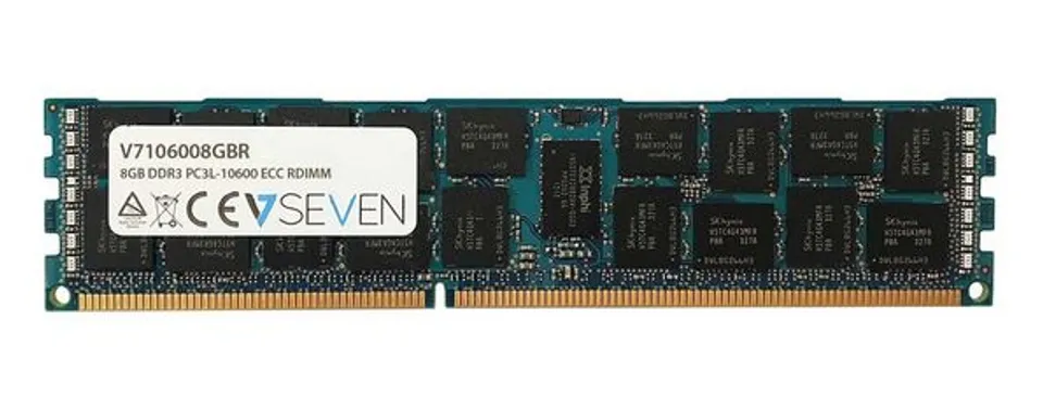 V7 V7106008GBR 8GB DDR3 PC3-10600 1333MHz ECC Reg