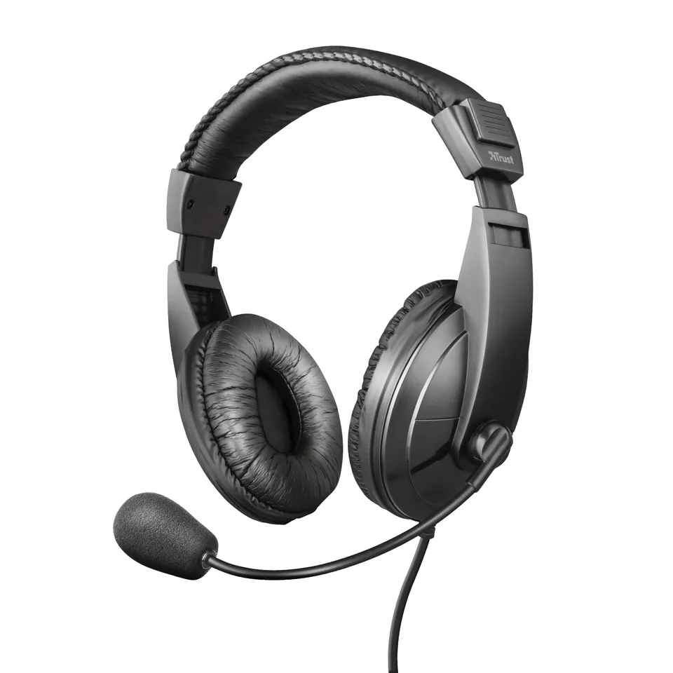 Trust 21661 Auriculares Diadema Alámbricos Micrófono Negro