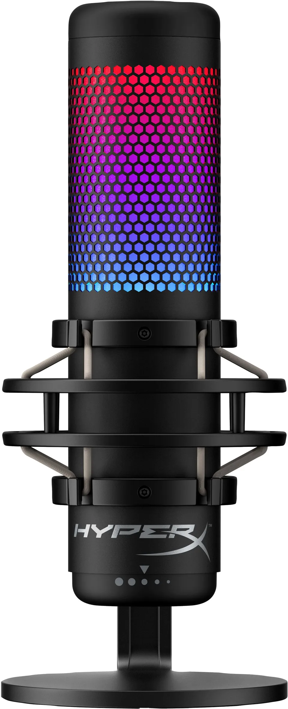 HyperX QuadCast S Micrófono USB RGB Negro-Gris