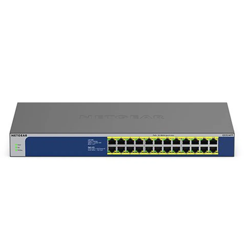 NETGEAR GS524PP Switch Ethernet No administrado PoE Gris