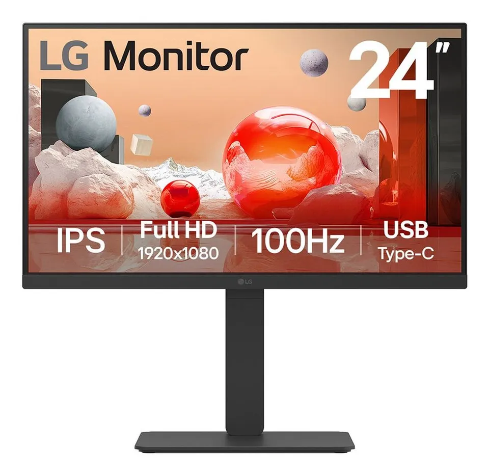 LG 24BA750-B Monitor LCD 23.8" Full HD Negro