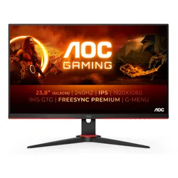 AOC G2 24G2ZE/BK 23.8" FHD LED Monitor Negro/Rojo