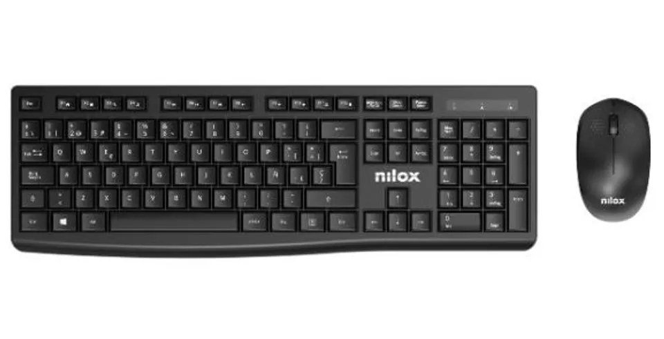 Nilox NXKMWE012 Kit inalámbrico teclado y ratón Español