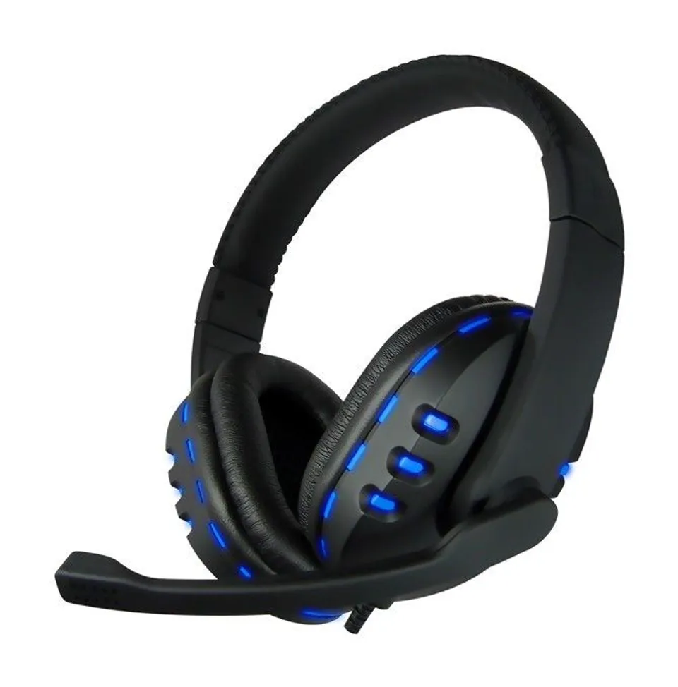 CoolBox Bluelight G2 Auriculares Gaming Alámbrico Negro/Azul