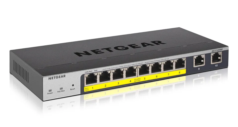 NETGEAR GS110TPP Switch gestionado PoE Gigabit 10/100/1000 Gris
