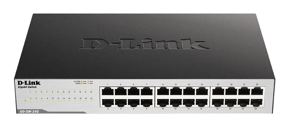 D-Link GO-SW-24G No administrado Switch Ethernet Gigabit 1U Negro