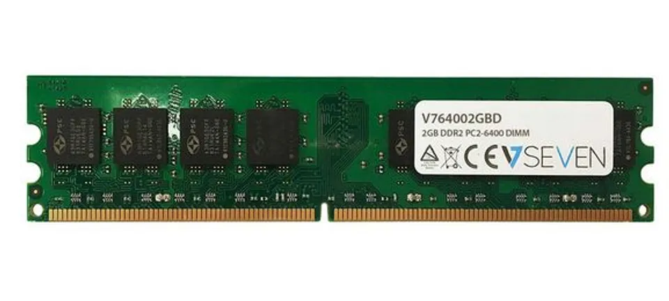 V7 V764002GBD módulo de memoria 2GB DDR2 800MHz