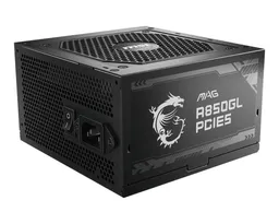 MSI MAG A850GL 850W PCIe5 20+4 Fuente Alimentación Negra