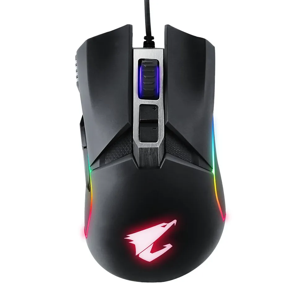 GIGABYTE AORUS M5 Ratón Juego Óptico 16000 DPI
