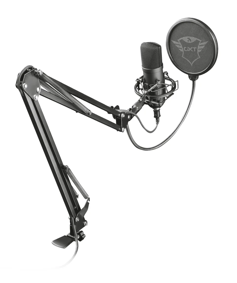 Trust GXT 252 Emita Plus Negro Micrófono de estudio