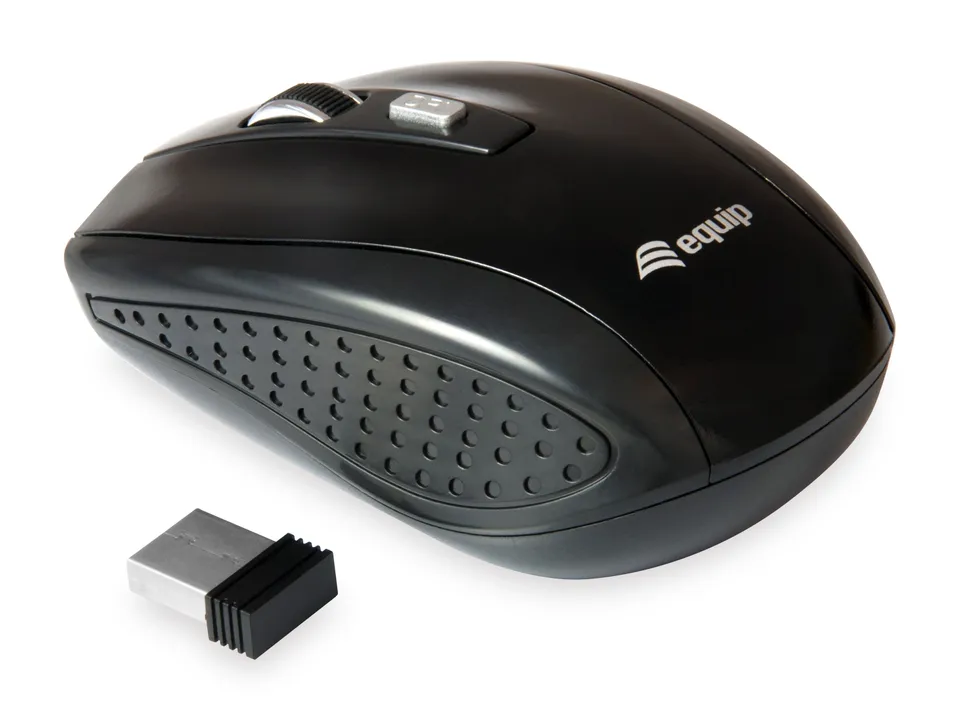 Equip 245104 ratón viaje ambidextro RF inalámbrico 1600 DPI