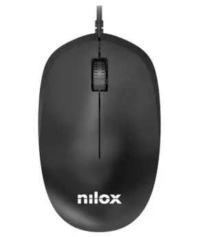 Nilox MOUSB1012 Ratón Oficina USB tipo A Óptico 1200 DPI