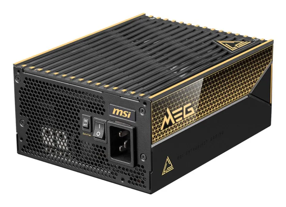 MSI MEG Ai1600T 1600W 24-pin ATX PCIe5 Negra