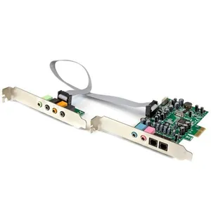 StarTech.com PEXESND7.1 Tarjeta sonido PCIe 7.1 24bit 192kHz