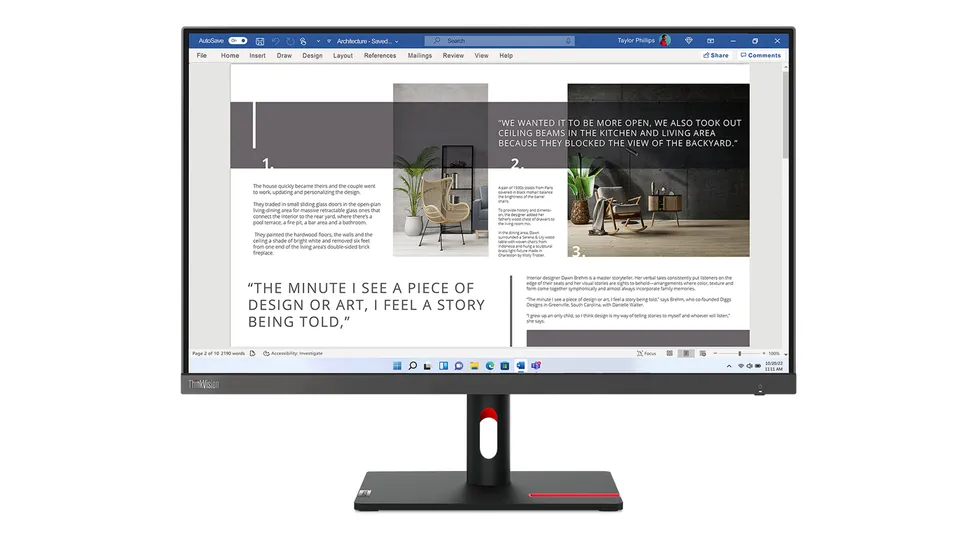 Lenovo ThinkVision S27i-30 27" Full HD LED Display Gris