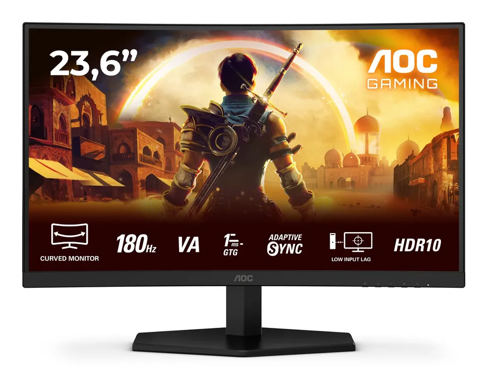 AOC C24G42E 23.6" Curved FHD LED Monitor Black/Red