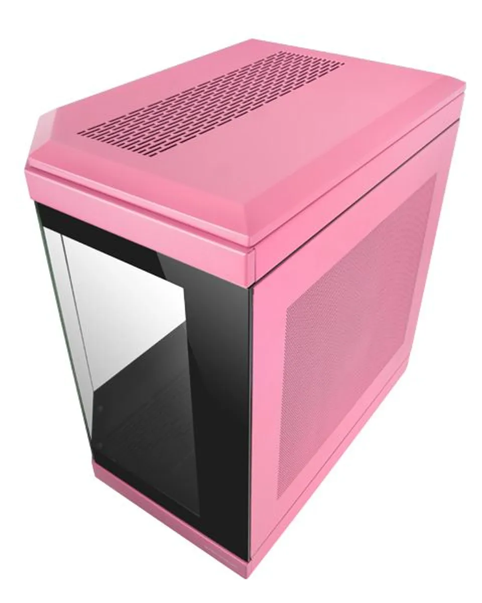 Mars Gaming MC-3T Pink ATX – 3x Tempered Glass & USB-C