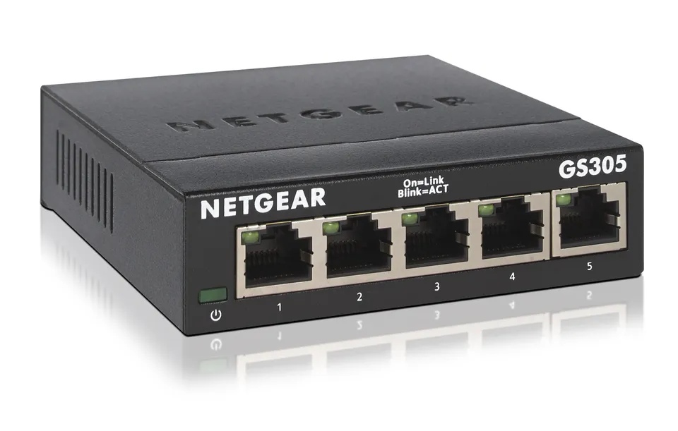 NETGEAR GS305 Switch Ethernet No Administrado Gigabit Negros