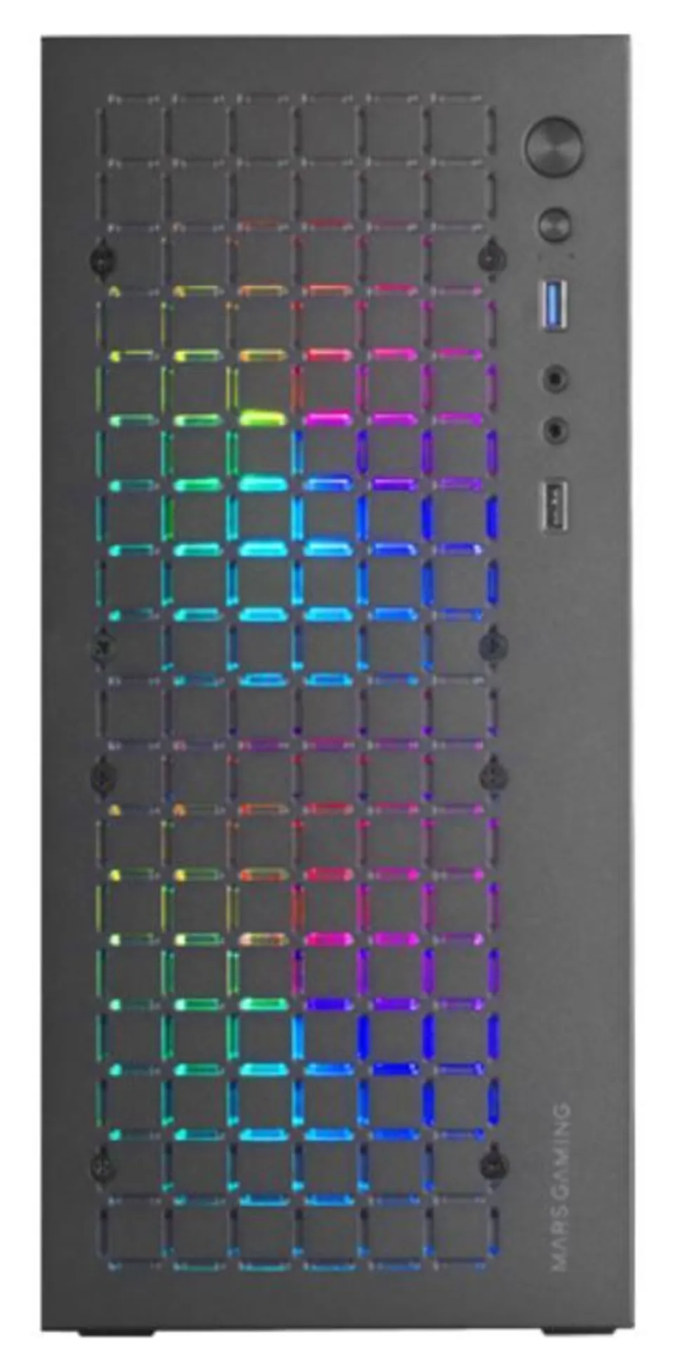 Mars Gaming MC-CORE MicroATX Metal-Mesh FRGB 2x120mm Negro
