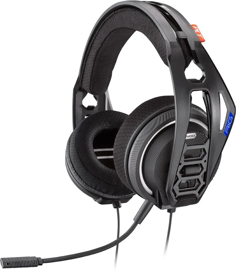 Poly RIG 400HS Auriculares Alámbricos Gaming Negro/Azul