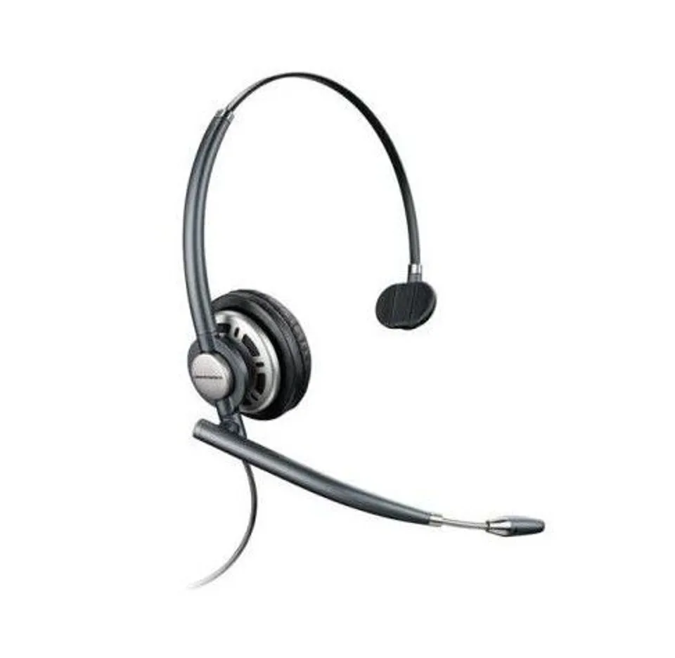 POLY HW710 Auriculares Diadema Alámbrico Negro