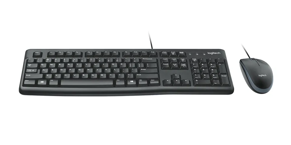 Logitech MK120 USB Wired Keyboard & Mouse Combo